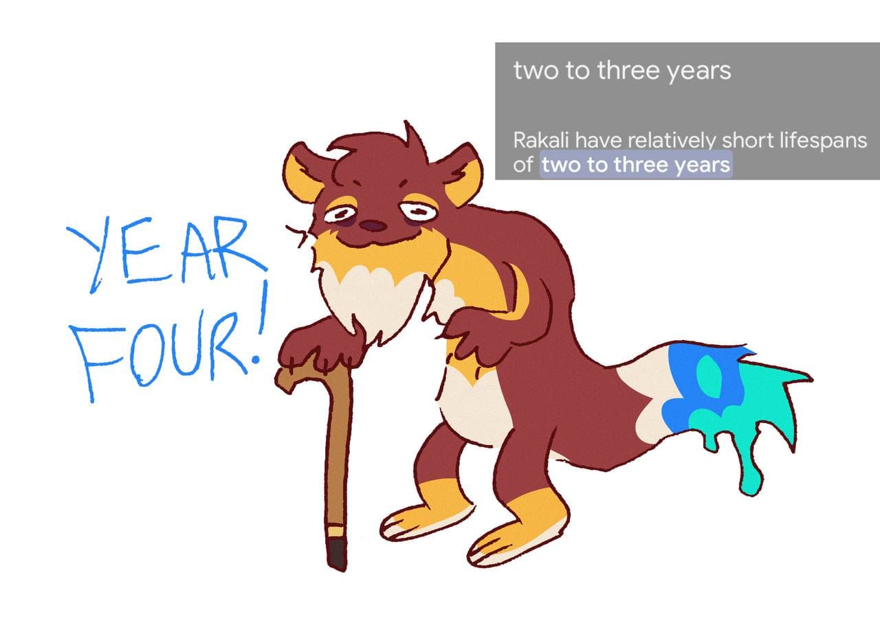Hockley Old - Hockley Draws's artwork of Rakali, the MFMM Mascot