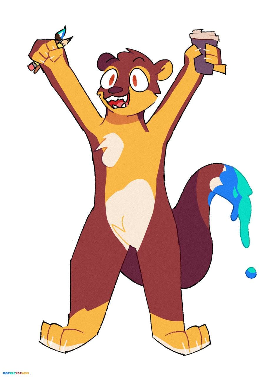 Hockley Rakali - Hockley Draws's artwork of Rakali, the MFMM Mascot