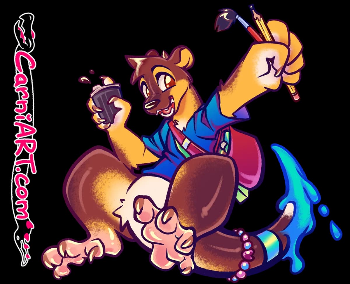 What is a furry illustration